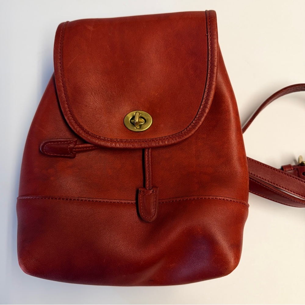 Vintage Coach mini daypack backpack